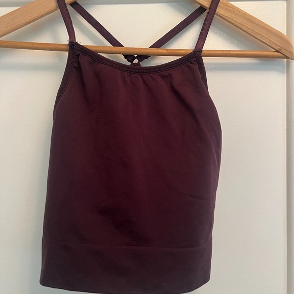 Athleta Eagle Pose Bra/Bralette Wild Raisin Size S - Picture 1 of 6